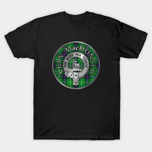 Clan MacDonald Crest & Tartan T-Shirt